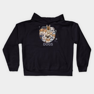 Dogs Kids Hoodie